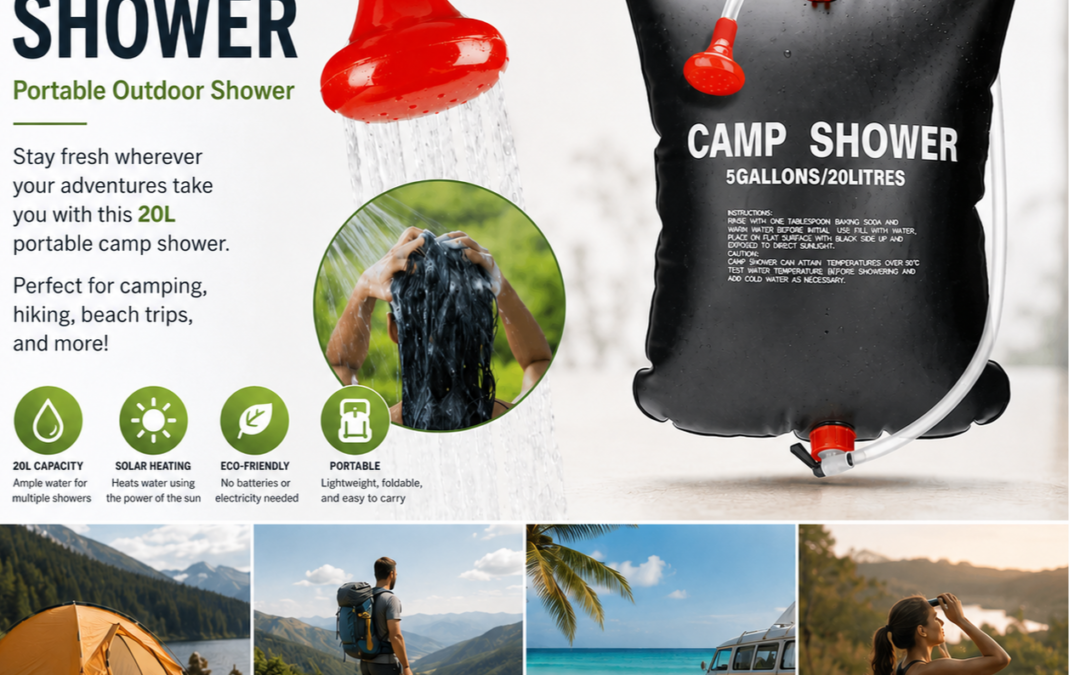 5 Reasons Every Camper Needs a 20L Solar Shower Bag
